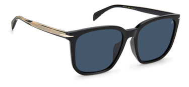 Men David Beckham Sunglasses: DB 1071/F/S - Black Gold(2) - SpecSMART Eye Clinic (Diagonal View)